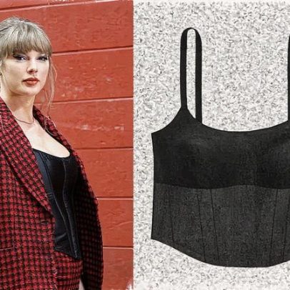 Taylor Swift exibe corset da Victoria’s Secret em jantar e inspira moda