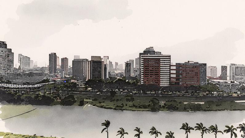 Imagens de temporal em São Paulo (Foto: Reprodução)