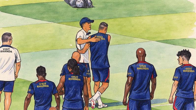 Neymar e Luis Enrique durante treino do PSG em 2023 (Foto: Reprodução)