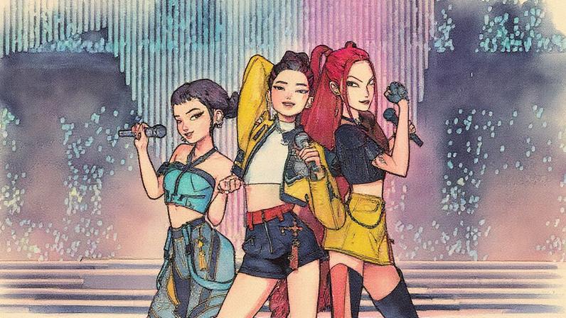 Filme "Guerreiras do K-Pop" é o mais assistido da Netflix e teve sucesso nas bilheteiras dos EUA (Foto: Reprodução)