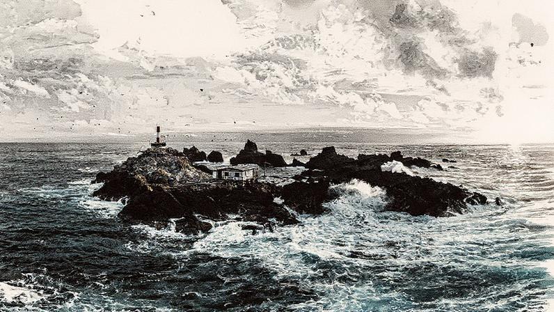 Arquipélago de São Pedro e São Paulo, com ilhas rochosas e mar ao redor (Foto: Reprodução)