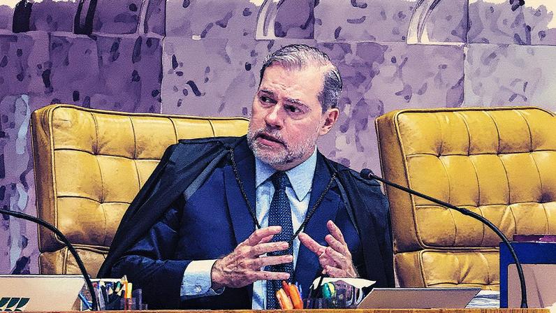 Ministro Dias Toffoli, do Supremo Tribunal Federal, em evento oficial (Foto: Reprodução)