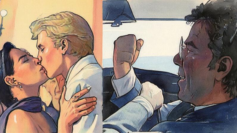 Maria de Fátima e Marco Aurélio em cena (Foto: Reprodução)