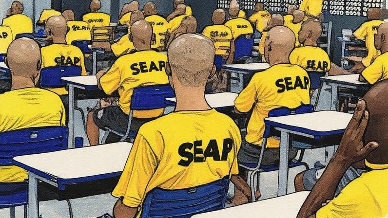 Inep conclui hoje aplicação de provas do Encceja PPL · Uchoa Silva/NSC Seap