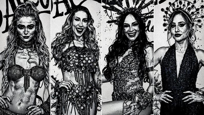 Cintia Dicker, Tati Minerato, Carol Nakamura e Bruna Griphao — Foto: Victor Chapetta/BrazilNews