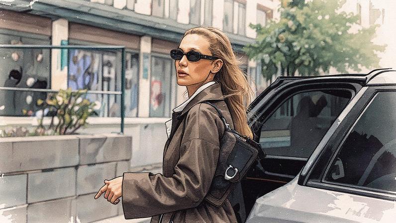 Bella Hadid was photographed in Paris, France, Wednesday, one week after her mother, Yolanda Hadid, posted alarming photos of the model in the hospital while undergoing treatment for Lyme disease. BACKGRID