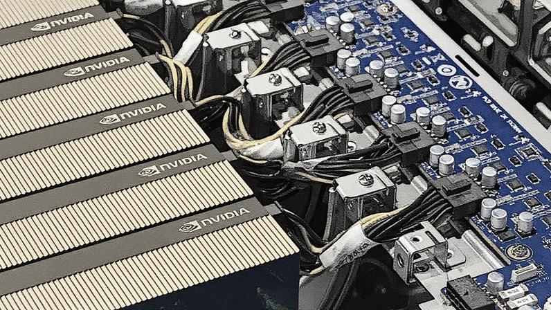 Nvidia RTX PRO 6000 Blackwell Server Edition em exibição durante a conferência de tecnologia VivaTech 2025 em Paris, França (Foto: Reprodução)