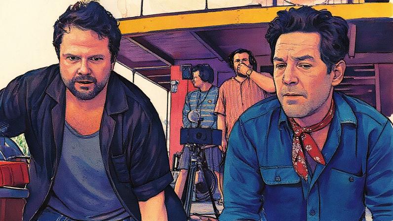 Selton Mello, Jack Black e Paul Rudd aparecem juntos em uma cena do filme 'Anaconda' (Foto: Reprodução)