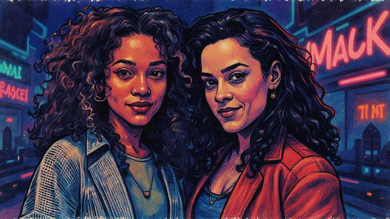 Lorena Lima e Maeve Jinkings interpretam Laís e Cecília em 'Vale Tudo' (Foto: Reprodução)