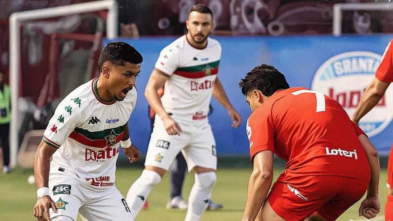 Partida entre Portuguesa e América na Copa Rio (Foto: Reprodução)