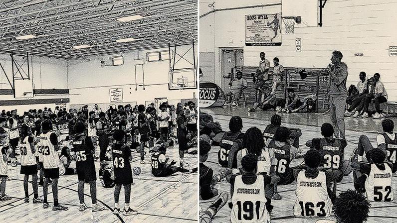 Atletas que foram evangelizados (Foto: Reprodução)