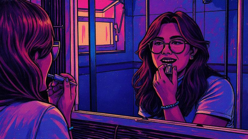 Rayane Correa, de 27 anos, utiliza marcas nacionais de dermocosméticos para sua rotina de skincare (Foto: Reprodução)