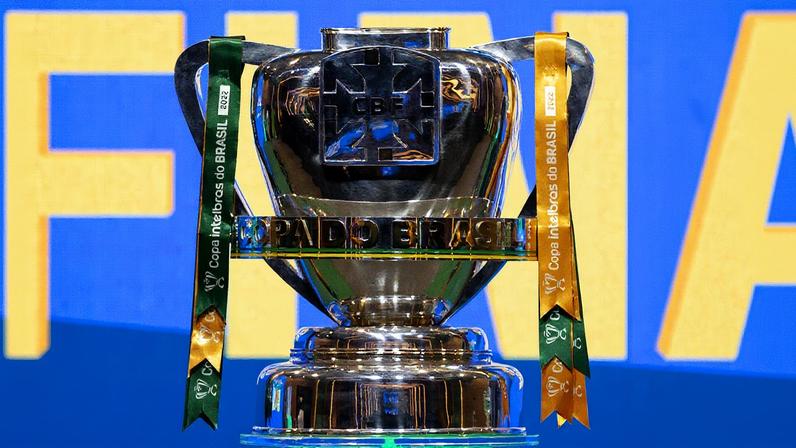 Taça da Copa do Brasil em destaque (Foto: Reprodução)