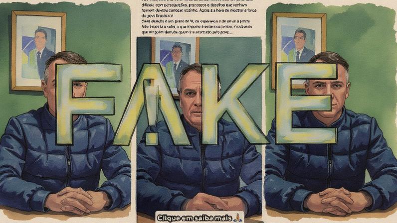 Vídeo falso em que Bolsonaro solicita doações para cobrir dívidas de processos e despesas médicas; identificado como golpe (Foto: Reprodução)