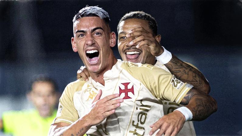 Pumita Rodríguez marca o segundo gol da vitória do Vasco sobre o Bahia (Foto: Reprodução)