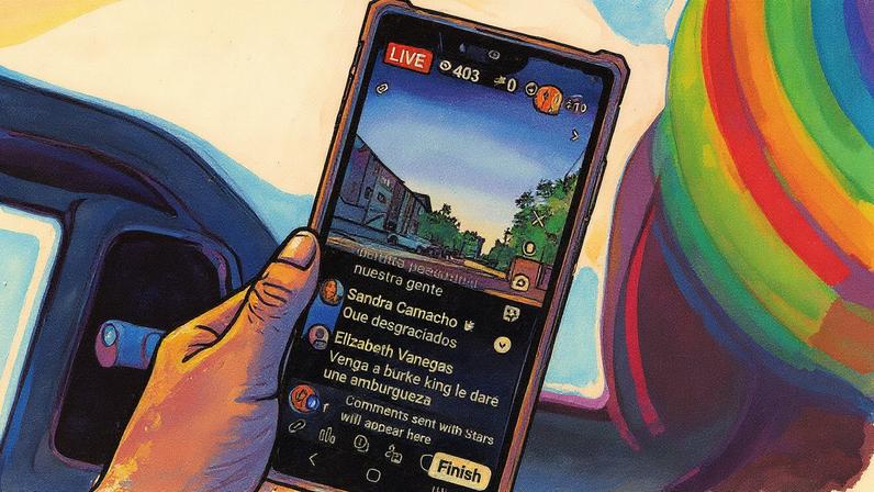 Migrantes se organizam nas ruas, alertando sobre a presença de 'gelo' e operações nos EUA (Foto: Reprodução)