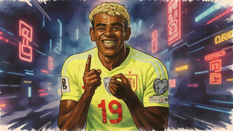 Lamine Yamal e Ousmane Dembélé são destacados como favoritos à Bola de Ouro deste ano (Foto: Reprodução)