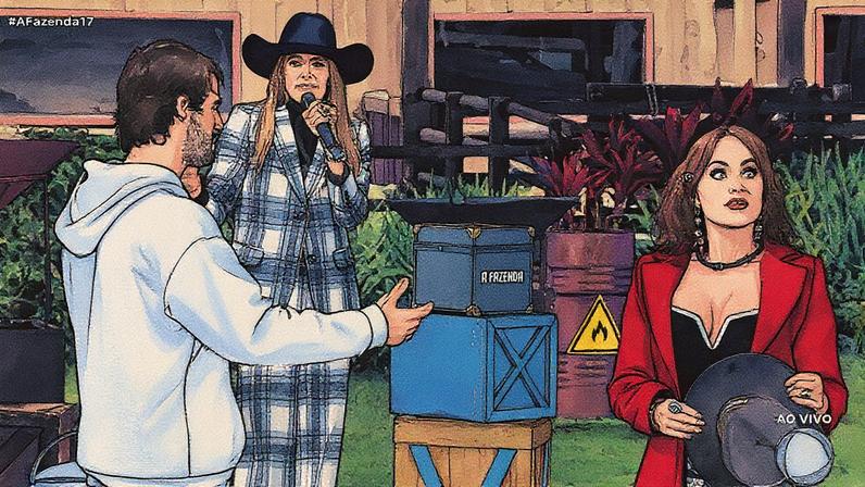 Participantes do segundo episódio de 'A Fazenda' 17 em cena (Foto: Reprodução)