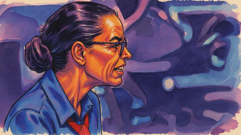 Marina Silva usa um coque tradicional (Foto: Reprodução)