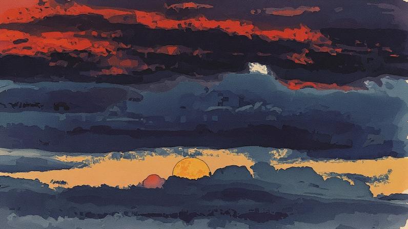 Lua cheia, conhecida como 'Lua de Morango', nasce sobre Bondi Beach, em Sydney (Foto: Reprodução)