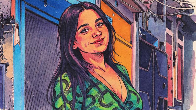 Dira Paes interpreta Lígia em 'Três Graças' (Foto: Reprodução)