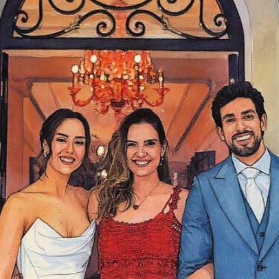 Mulher de Faustão presta homenagem emocionante à enteada após casamento