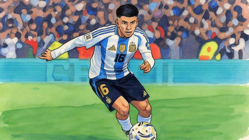 Thiago Almada se lesiona durante partida das Eliminatórias da Copa (Foto: Reprodução)