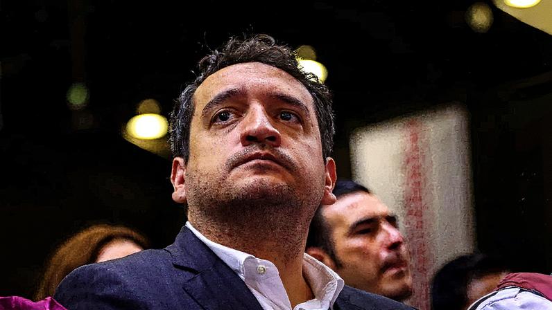 Andrés Manuel López Beltrán em setembro de 2024, na Cidade do México (Foto: Reprodução)