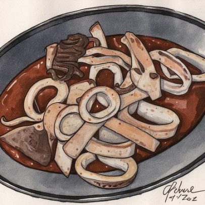 Calamar grelhado com sobrasada conquista paladares em nova receita deliciosa