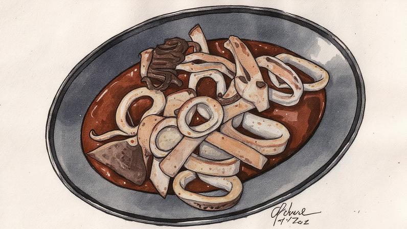 Um mar e montanha se encontram em uma paisagem natural (Foto: Reprodução)