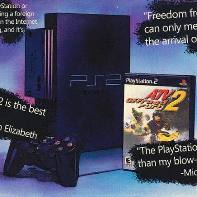 Celebridades revelam opiniões sobre o PS2 em 2002