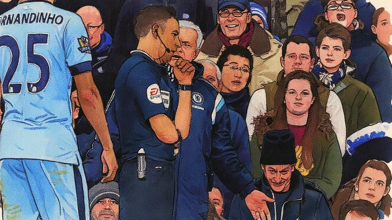 Mark Clattenburg teve relação ruim com José Mourinho — Foto: AMA/Corbis via Getty Images