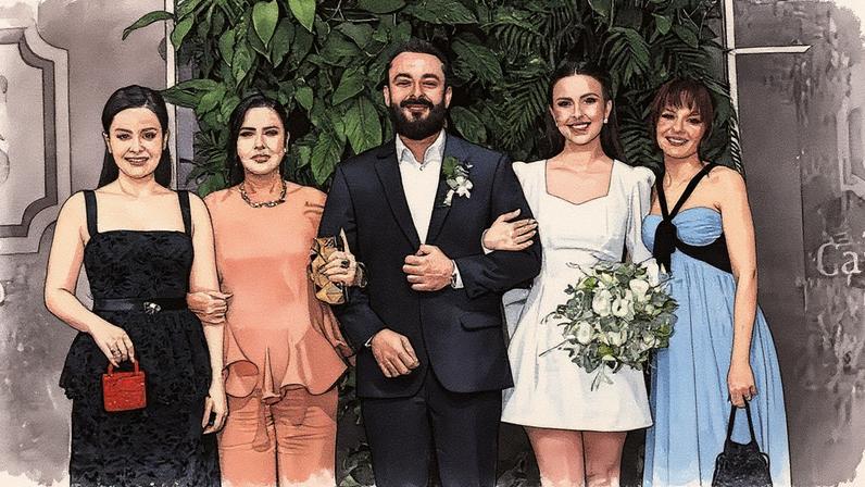 Maiara e Maraísa participam do casamento do irmão com médica — Foto: Reprodução/Instagram