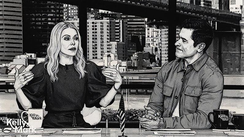 Kelly Ripa and Mark Consuelos addressed the importance of free speech while discussing Jimmy Kimmel's return to his late-night show this week. ABC