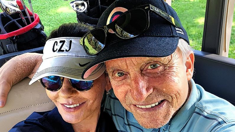 Michael Douglas called his wife, Catherine Zeta-Jones, his “birthday sister” on Instagram due to the two sharing Sept. 25 as their birthday. Michael Douglas/Instagram