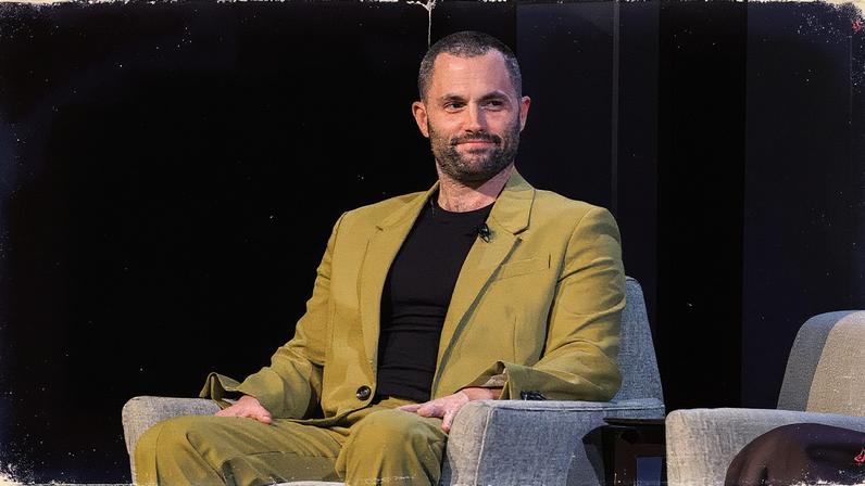 NEW YORK, NEW YORK - APRIL 21: Penn Badgley speaks onstage during Collective By 92NY Presents Podcrushed: Penn Badgley, Nava Kavelin & Sophie Ansari in Conversation with Anna Martin at 92NY on April 21, 2025 in New York City. Getty Images