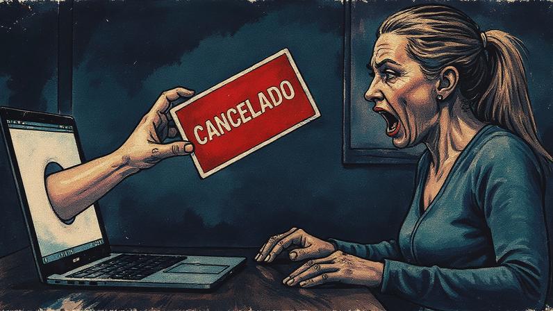 Cancelamento: 61% dos brasileiros têm medo de serem punidos por falar ou escrever o que pensa no Brasil, segundo dados de um estudo realizado pela Paraná Pesquisas. Foto: Reprodução