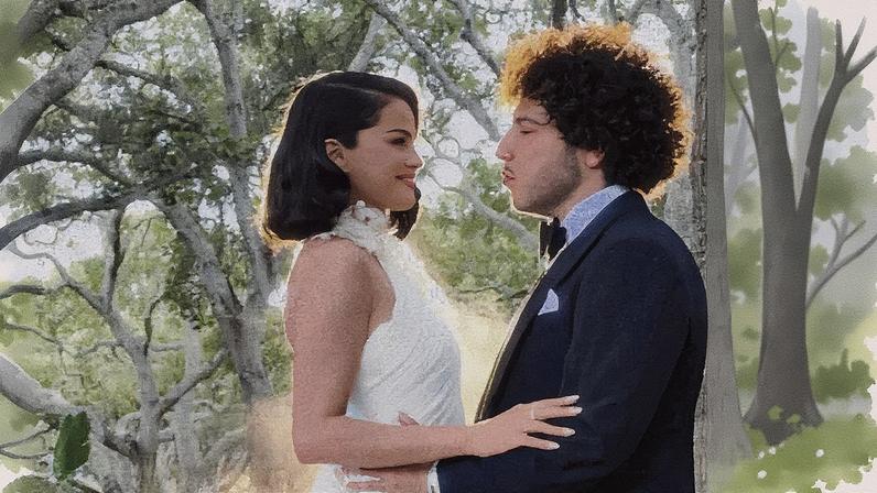 Selena Gomez and Benny Blanco hired the same wedding planners that the singer’s ex Justin Bieber and his wife, Hailey, used for their 2019 nuptials. Petra Collins, courtesy of Selena Gomez