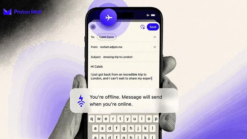 Novo app do Proton Mail adiciona modo offline