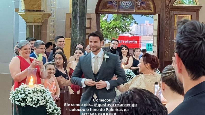 Ex-BBBs Laís Caldas e Gustavo Marsengo se casam — Foto: Repodução/ Instagram