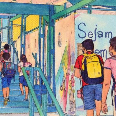 Metade das escolas públicas sem rede de esgoto