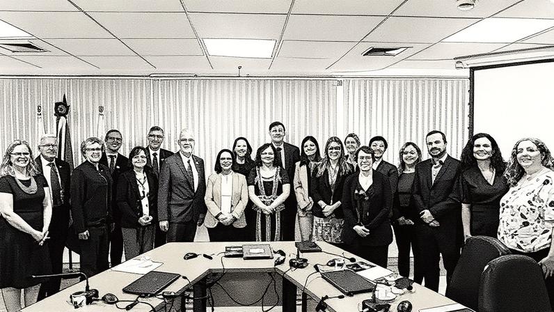 Representantes da Fundação e da instituição norte-americana reuniram-se em Brasília · úlia Prado - CGCOM/Capes