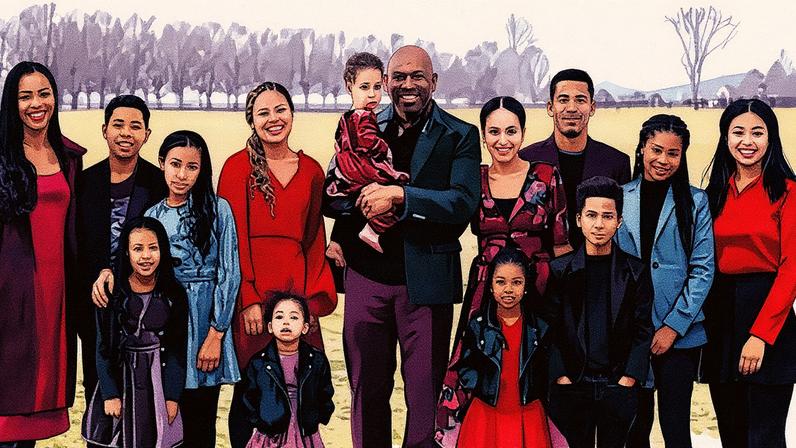 Ex-jogador Shaun Alexander anuncia que esposa espera 14º filho do casal — Foto: Reprodução/Instagram