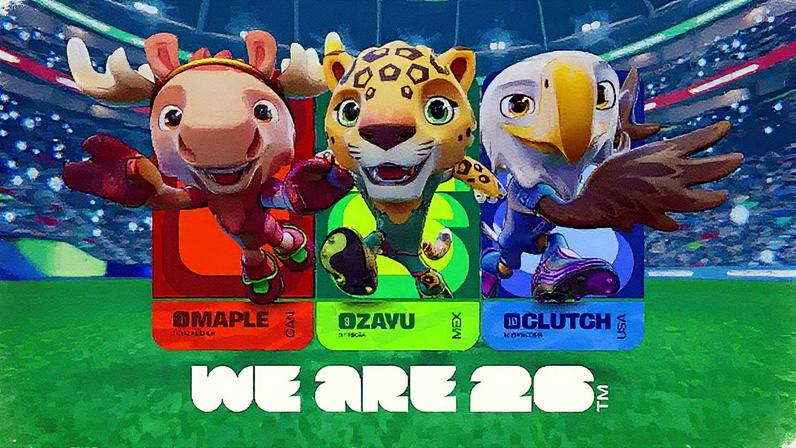 Mascotes da Copa do Mundo de 2026 — Foto: Fifa