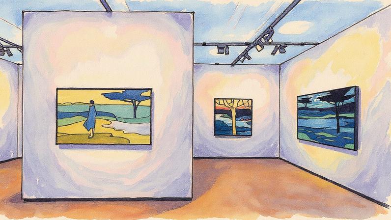 Anne Rothenstein‘s Into the Distance (2025) at Stephen Friedman Gallery