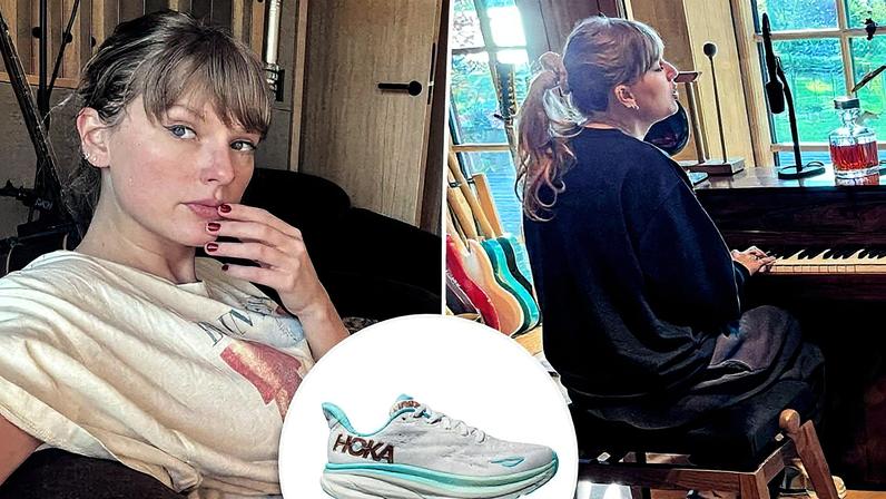 Taylor Swift wore Hokas in her most recent Instagram post. Taylor Swift/Instagram; Hoka