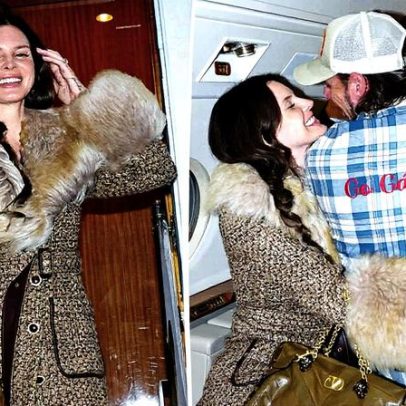 Lana Del Rey e marido pegam jato particular após a Semana de Moda de Paris