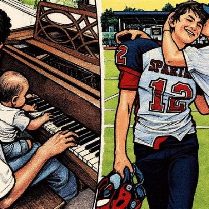 Gisele Bündchen posta rara foto do filho Benjamin, 15, e do bebê de 8 meses