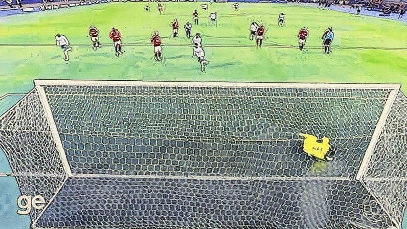 Luciano Vietto comemora gol do Racing — Foto: Getty Images