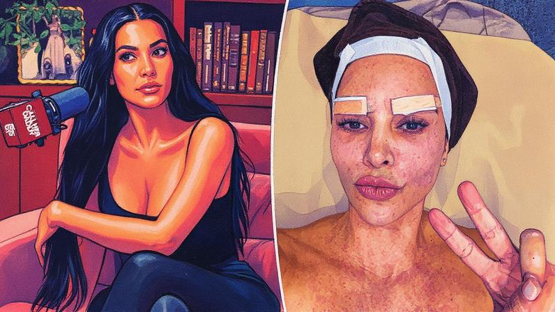 Kim Kardashian revealed her beauty routine costs more than $1 million every year. Call Her Daddy/Instagram